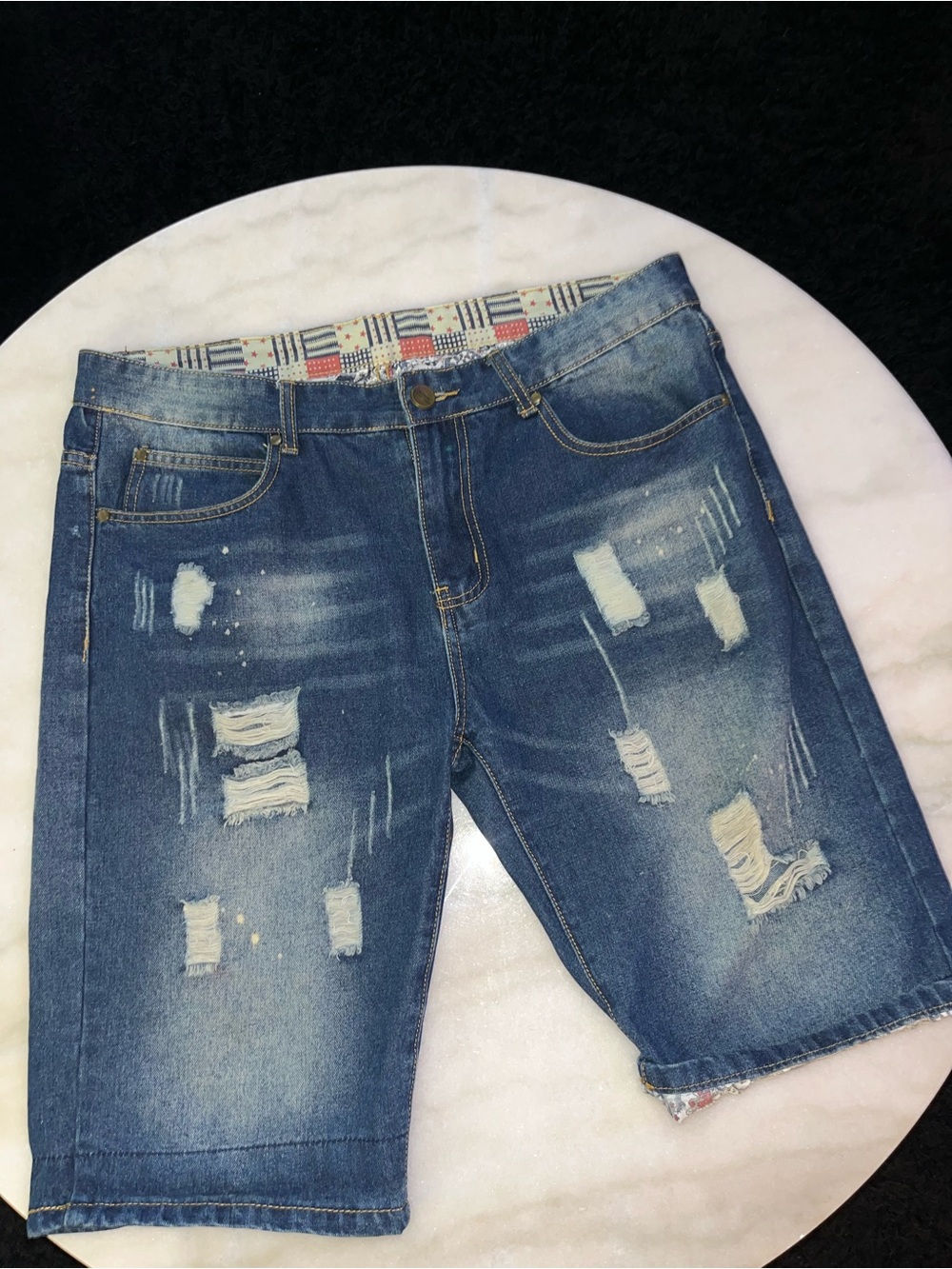 Men’s Fashion Denim Shorts Size 36w